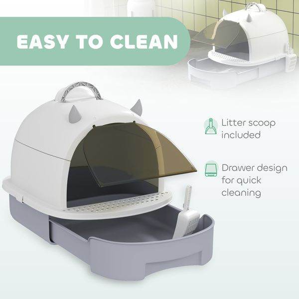 Purrfect Pet Kingdom Stylish Cat Litter Box for Apartment Purrfect Pet Kingdom