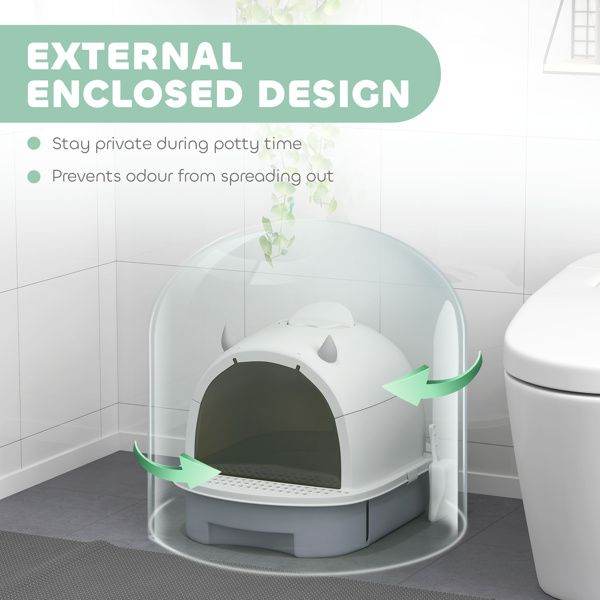 Purrfect Pet Kingdom Stylish Cat Litter Box for Apartment Purrfect Pet Kingdom
