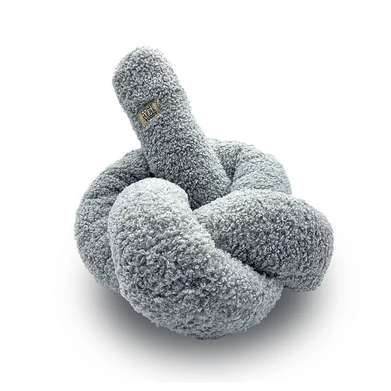 Super Knott dog toy by Come Here Buddy in lilac, grey, and sage colors, perfect for playful pups.