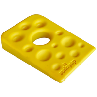 Swiss Cheese Wedge Nylon Dog Chew Toy for Aggressive Chewers | SodaPup