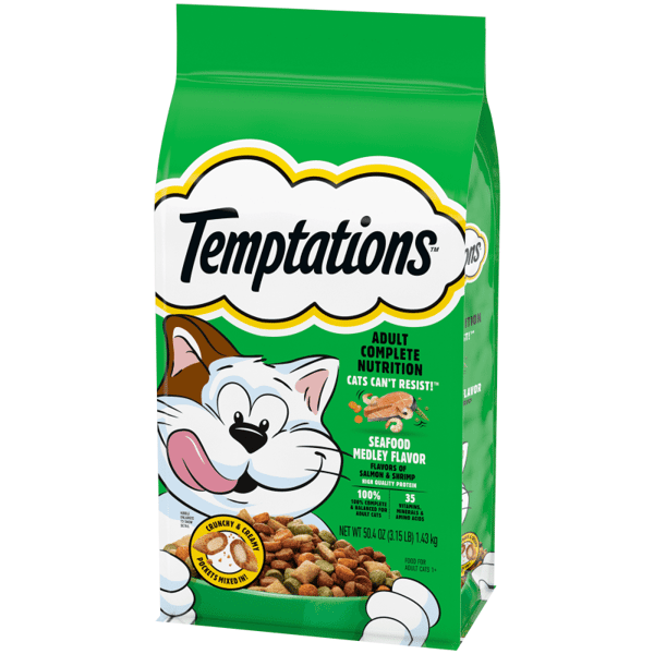 Temptations Seafood Medley Dry Cat Food