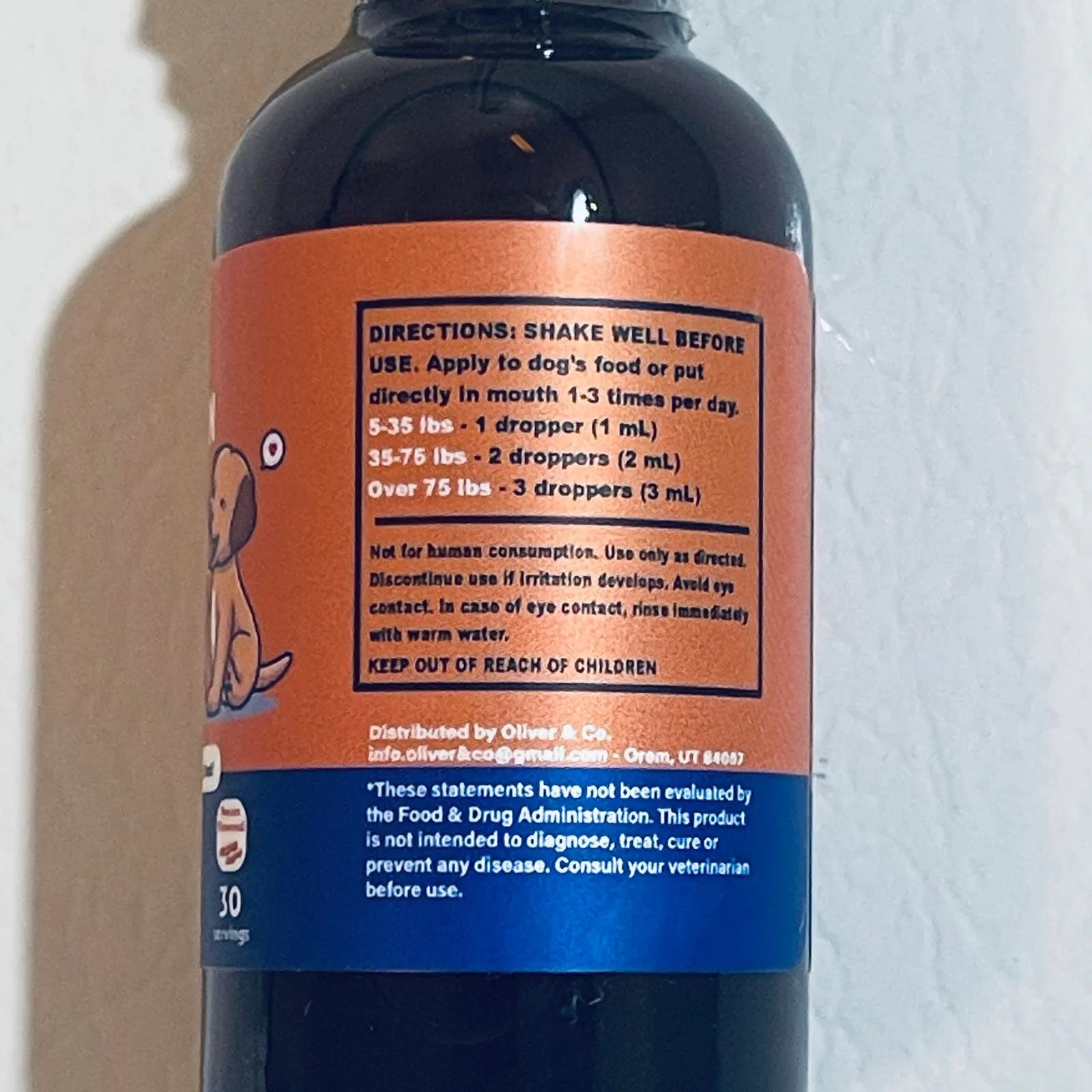 Take It or Leave It - Oliver & Co. Collagen for Dogs - Bacon Flavored Supplement EXP 7/2026