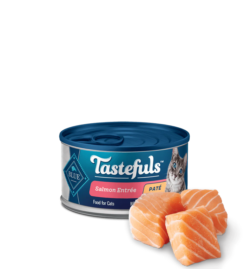 Blue Buffalo Tastefuls Adult Salmon Pate Entree Wet Cat Cans