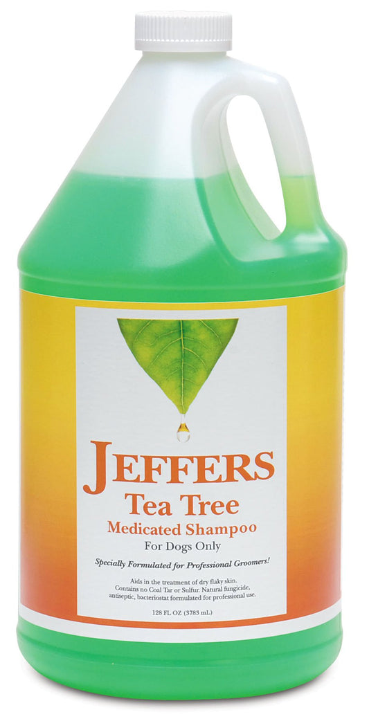 Jeffers Pet Tea Tree (Melaleuca) Medicated Dog Shampoo for