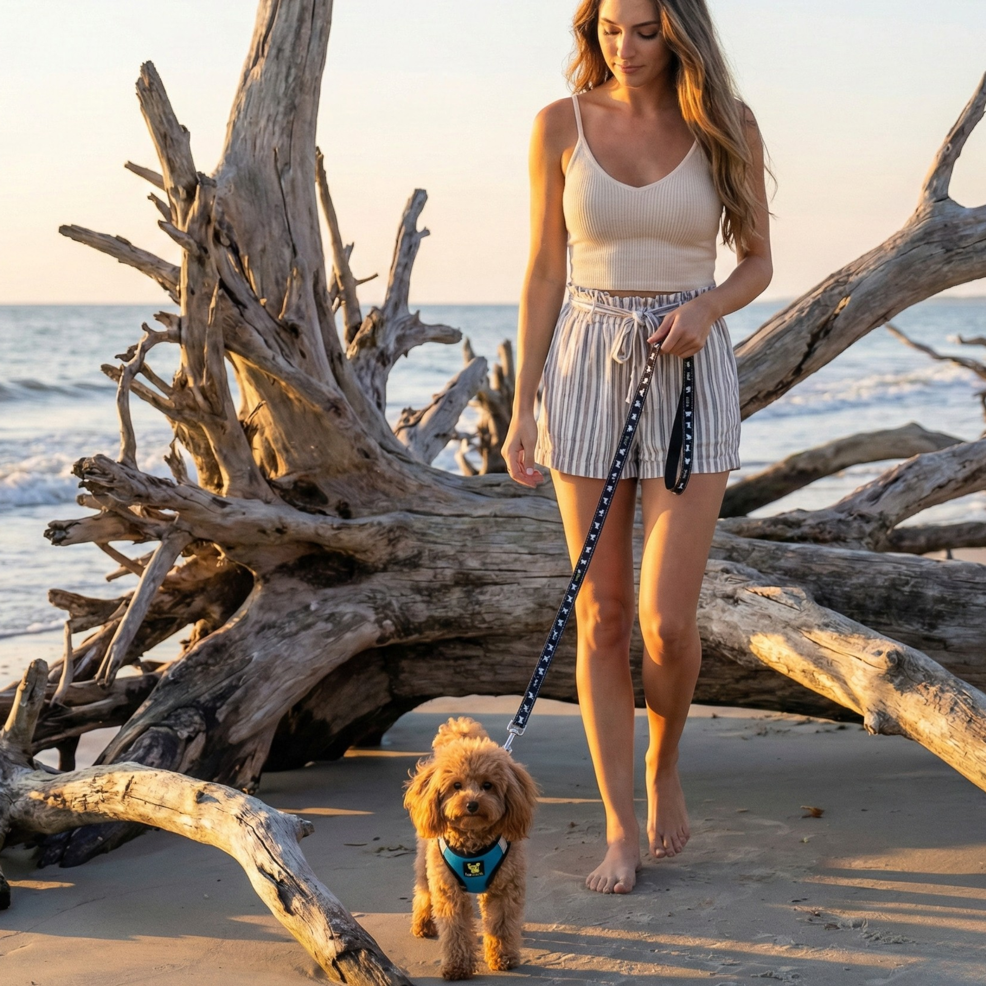 Dog Harness EcoBark Step In Harness XXXS to Small Breeds- - gallery product image for dog harness