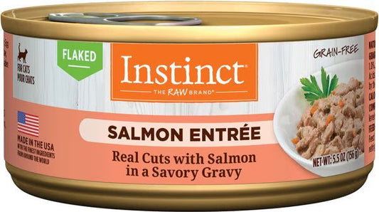 Wet Cat Food Salmon Flaked 5.5oz Instinct 🐟