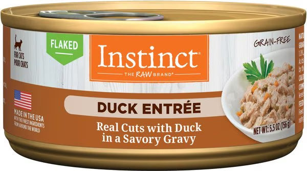 Instinct Flaked Duck Wet Cat Food (5.5oz)