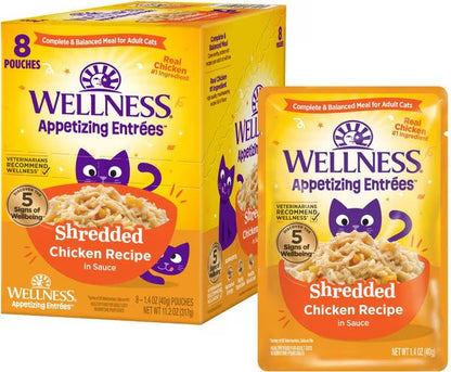 Wellness Appetizing Entrees Shredded Chicken Cat (1.4oz)