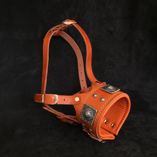 The "Eros" muzzle brown by BESTIA