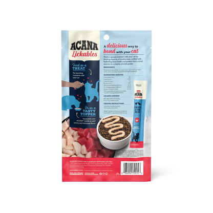 The Family Pet - Acana Cat Lickables Chicken & Tuna Cat Treats (2.5oz) - Lickable Cat Treats