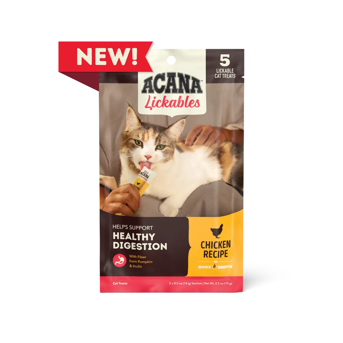 Purrfect Pet Kingdom Ergonomic Acana Lickables Chicken Cat Treats (2.5oz) For Small Animals - Durable and stylish design for animals