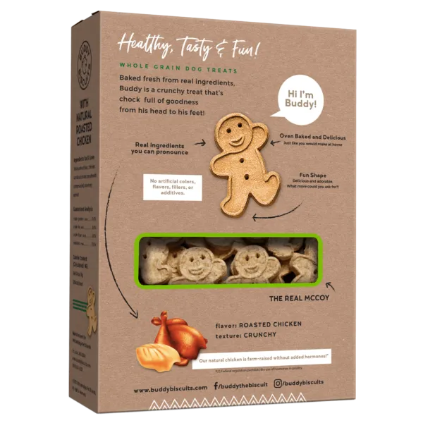 The Family Pet - Buddy Biscuits Crunchy Chicken Dog Treats - Dog Biscuits