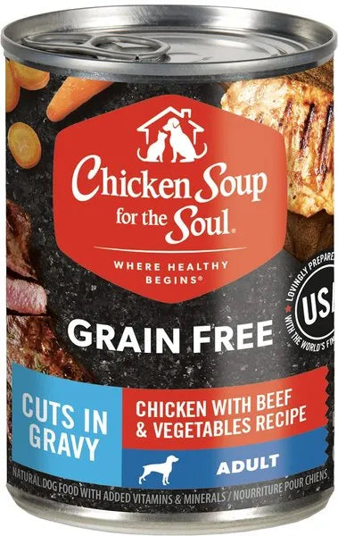 The Family Pet - Chicken Soup for the Soul GF Chicken, Beef and Vegetables Wet Dog Food - Food