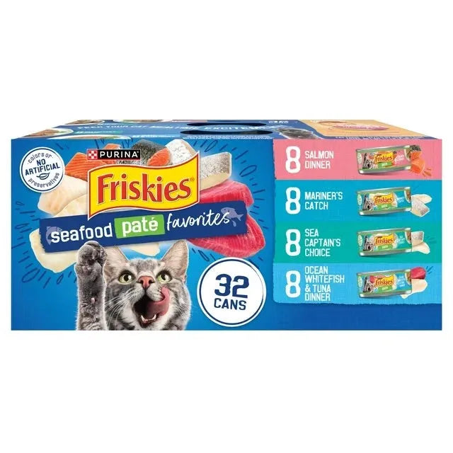 The Family Pet - Friskies Seafood Variety 5.5oz 32ct - Wet Cat Food