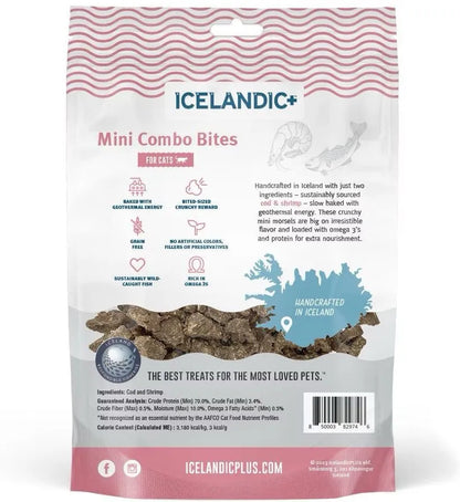 Purrfect Pet Kingdom Heavy-Duty Icelandic Mini Combo Bites Cod & Shrimp Cat Treats (1.7oz) For Small Animals - View 7 showing detail