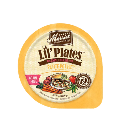 The Family Pet - Merrick Lil' Plates Grain Free Petite Pot Pie Wet Dog Food - Wet Dog Food