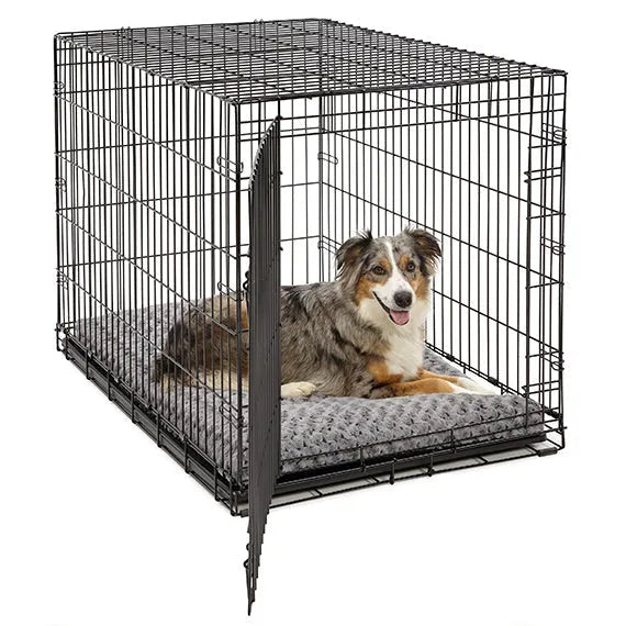 Purrfect Pet Kingdom Professional-Grade Midwest Ombre Swirl Pet Bed Gray 40x27 Fits 42"Crate For Pets - Durable and stylish design for animals