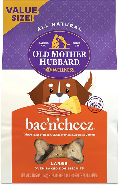The Family Pet - Old Mother Hubbard Bac'N'Cheez Large Crunchy Dog Treats (3lb) (5oz)