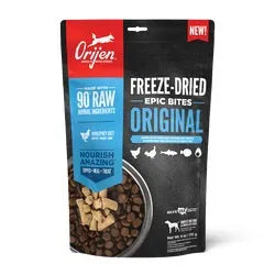 The Family Pet - Orijen Original Epic Bites Freeze Dried Dog Food (6oz) - Dry Dog Food