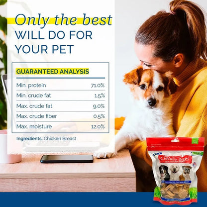 Purrfect Pet Kingdom Luxury PCI 100% Dehydrated Chicken Nibbles Dog Treats (8oz) For Cats - Durable and stylish design for animals