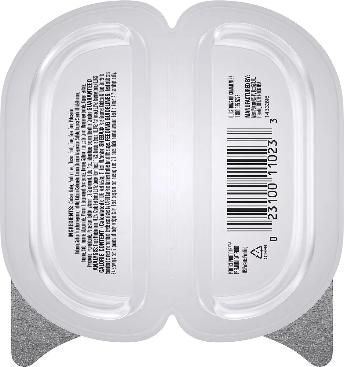 The Family Pet - Sheba Perfect Portions Premium Pate Chicken & Tuna Wet Cat - Wet Cat Food