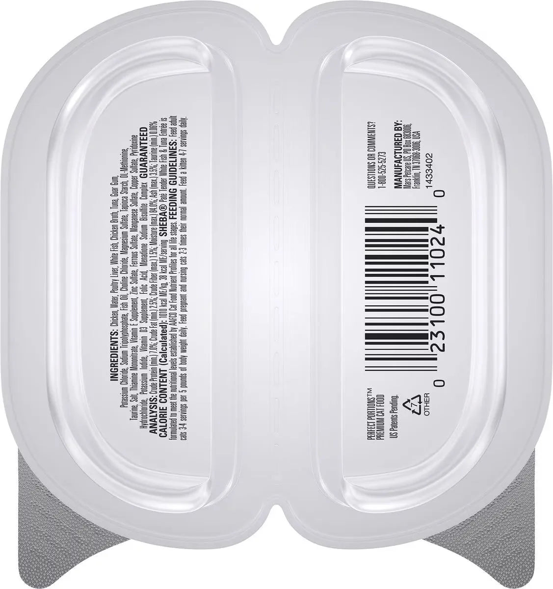 Purrfect Pet Kingdom Premium Sheba Perfect Portions Premium Pate Whitefish & Tuna Wet Cat For Dogs - View 9 showing detail