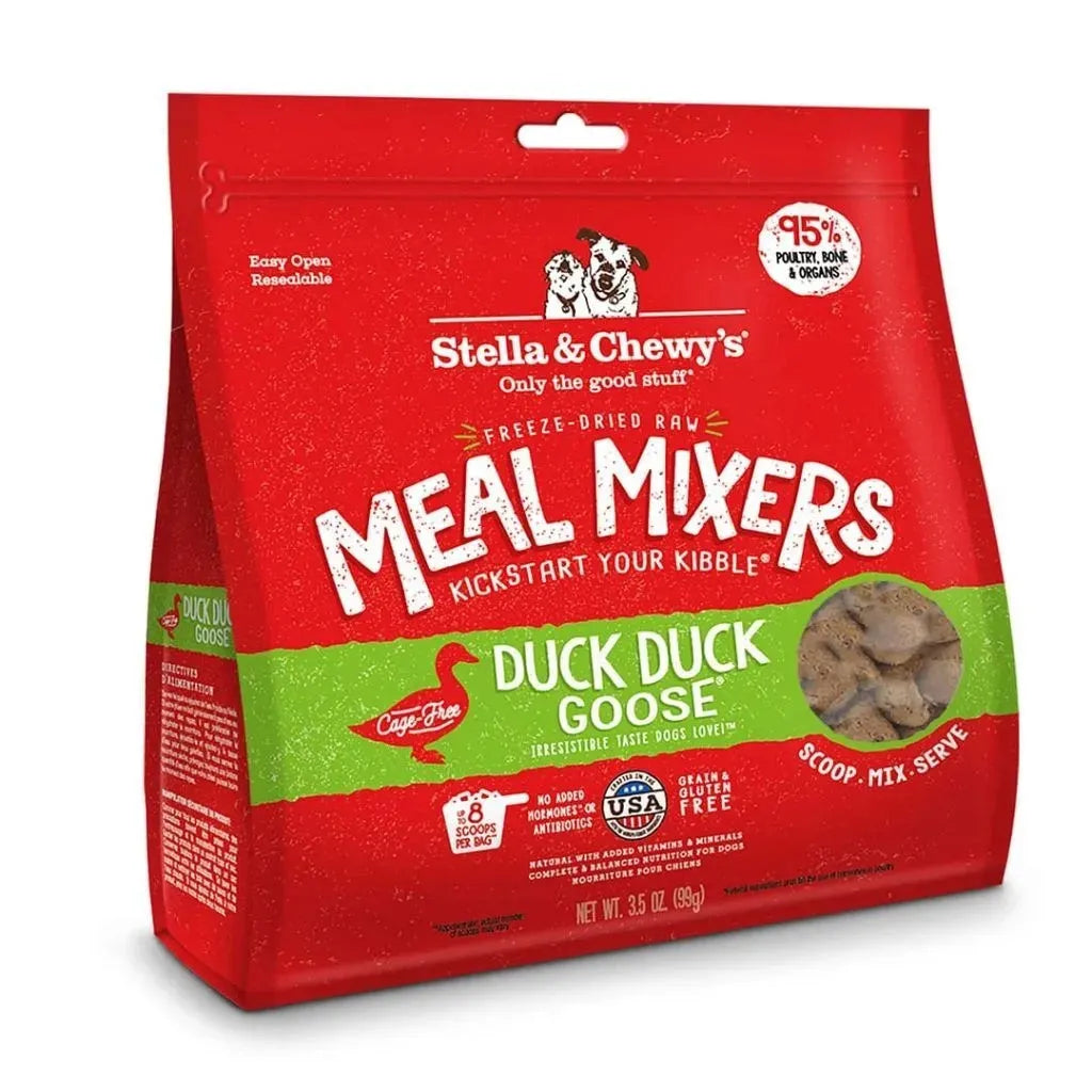 Purrfect Pet Kingdom Gourmet Stella & Chewy's Freeze Dried Meal Mixers Duck Duck Goose For Dogs - Premium Quality Pet Product