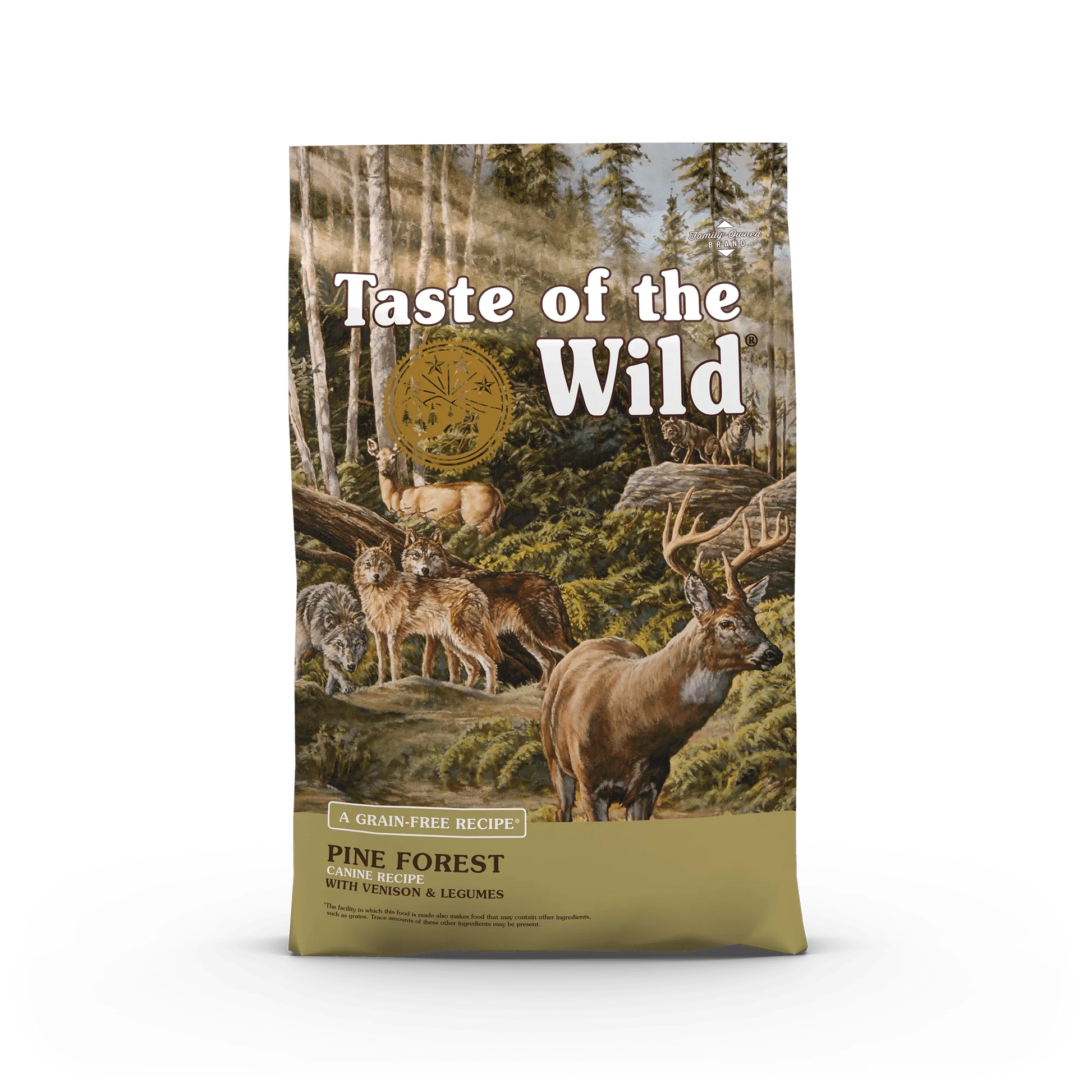 The Family Pet - Taste of the Wild Adult Pine Forest Venison and Legumes Canine Food - Dry Dog Food