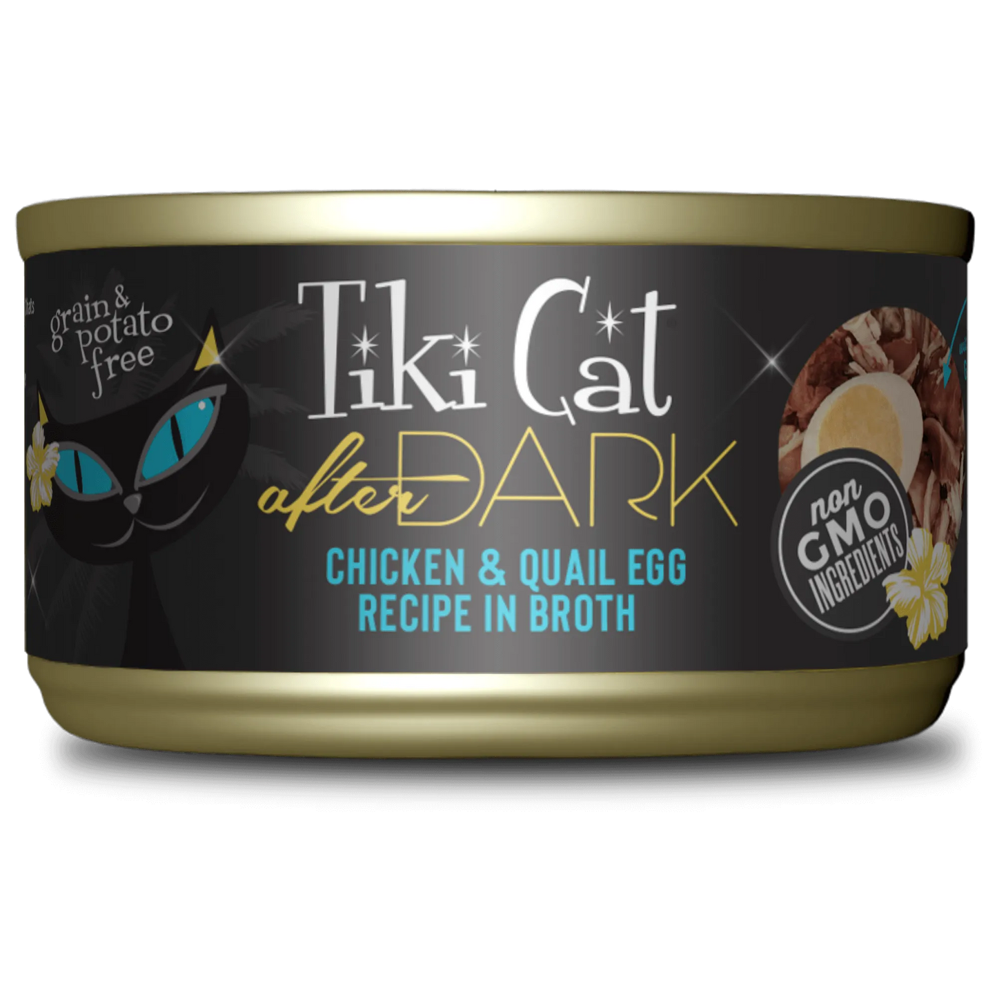 The Family Pet - Tikicat Adult After Dark Chicken and Quail in Broth (2.8oz) - Wet Cat Food
