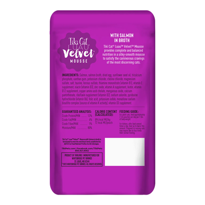 The Family Pet - Tikicat Adult Velvet Mousse Salmon (2.8oz) - Wet Cat Food