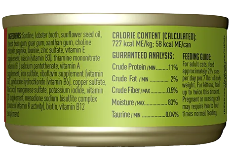 The Family Pet - Tikicat All Life Stages Bora Bora Grill Sardine Cutlets in Lobster Consomme (2.8oz) - Wet Cat Food