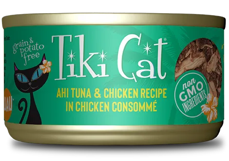 Purrfect Pet Kingdom Professional-Grade Tikicat Papeekeo Luau Ahi Tuna and Chicken (2.8oz) For Birds - Premium Quality Pet Product