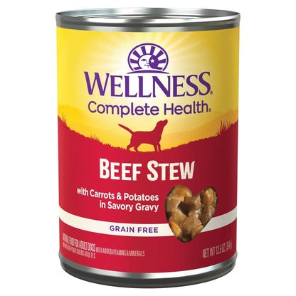 Purrfect Pet Kingdom Durable Wellness Adult Beef Stew Wet Dog Food (12.5oz) For Cats - Interactive pet supplies by Purrfect Pet Kingdom®