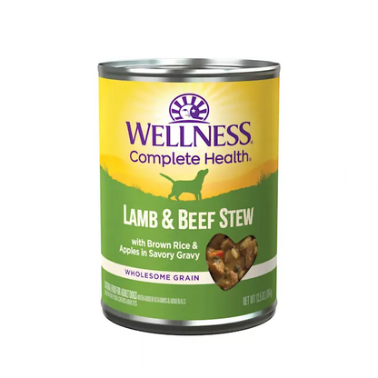 Purrfect Pet Kingdom High-Quality Wellness Adult Lamb and Beef Stew Wet Dog Food (12.5oz) For Dogs - Interactive pet supplies by Purrfect Pet Kingdom®