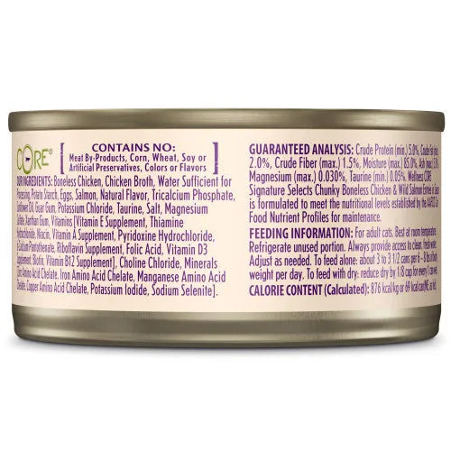 The Family Pet - Wellness Core Adult Signature Select Chunky Chicken and - Wet Cat Food