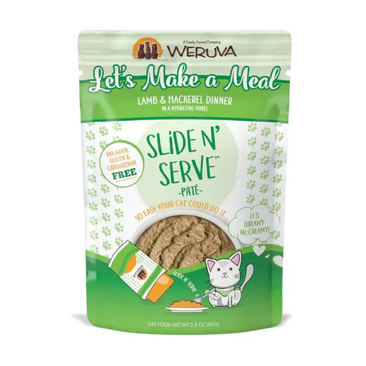 The Family Pet - Weruva Adult Slide Let's Make a Meal Lamb and Mackerel Pate - Wet Cat Food