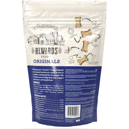 Close up view of Purrfect Pet Kingdom Stylish Wholesomes Puppy Original Dog Treats (2lb) For Kittens