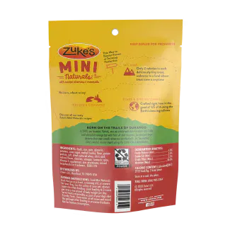 The Family Pet - Zuke’s Adult Mini Naturals Duck Dog Treats (6oz) - Soft Dog Treats