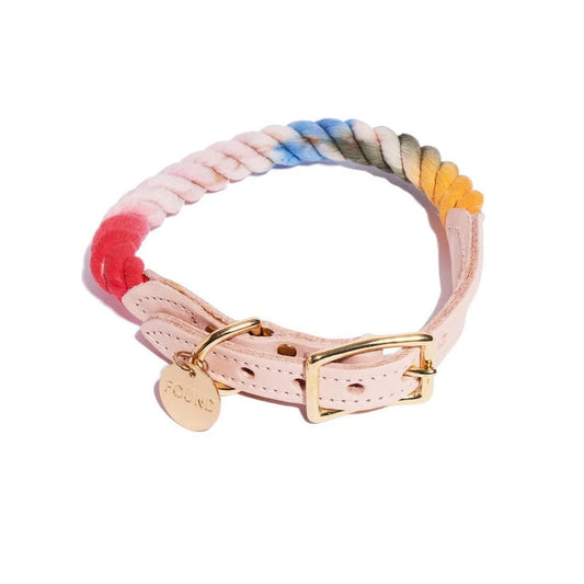 Found My Animal The Henri Ombre Cotton Rope Collar Large - main product image