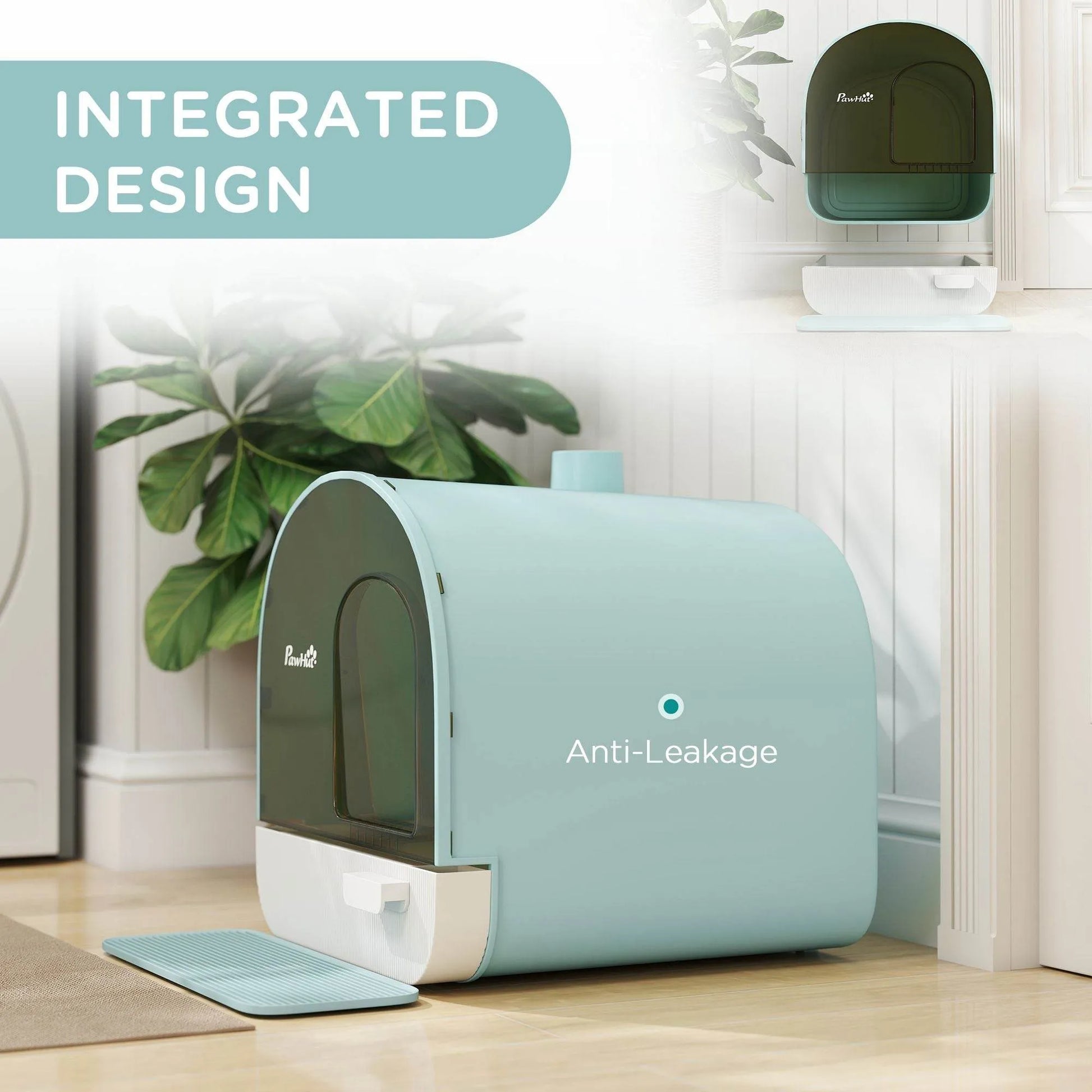 The Max & Rex Collection - Covered Cat Litter Box with Odor Filter - Complete Privacy Kit - Cat Litter Box Enclosure