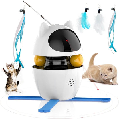 The Max & Rex Collection - Premium Interactive Three-in-One Cat Toy for Active Felines - Interactive Toys
