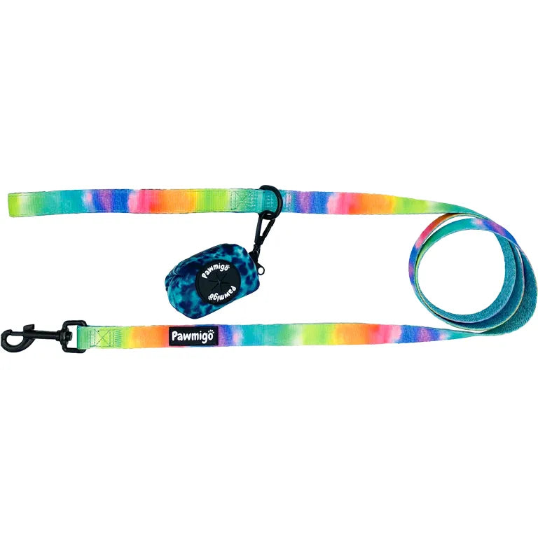 Colorful Tie-Dye For Leash Kit by Purrfect Pet Kingdom, featuring a vibrant design, priced at $25.99, perfect for stylish ...