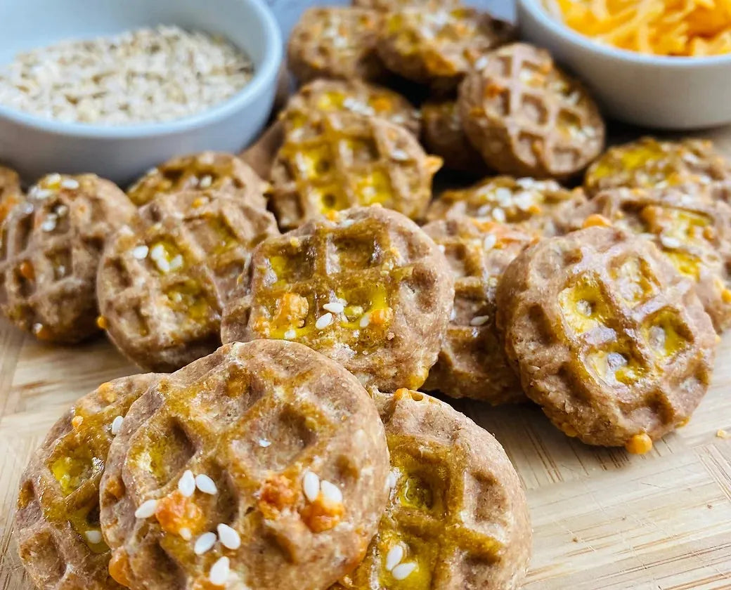 Tootsies & Treats Cheese Pretzel Treats by The Family Pet, 4oz bag, perfect dog treats with a savory cheese flavor.