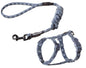 Purrfect Pet Kingdom Adjustable Harness for Cats - No-Pull, Floral Small Dark Grey Purrfect Pet Kingdom