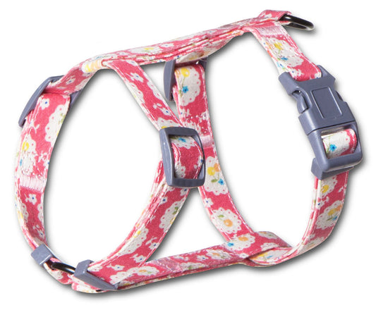 Purrfect Pet Kingdom Adjustable Harness for Cats - No-Pull, Floral Purrfect Pet Kingdom