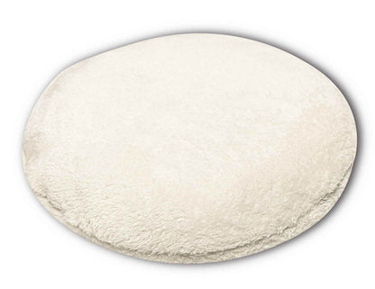 Purrfect Pet Kingdom cozy round white cat bed with soft plush material for royal kitties