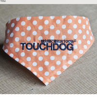 Touchdog Polka-dot Patterned Hook-and-Loop Fashion Dog