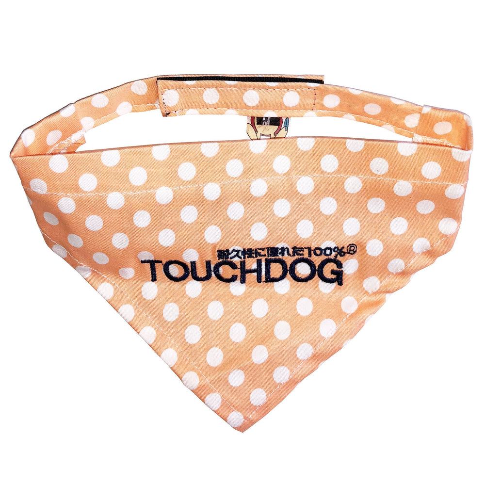 Touchdog Polka-dot Patterned Hook-and-Loop Fashion Dog