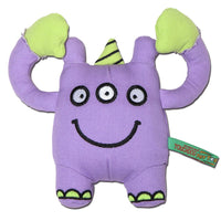 Touchdog Cartoon Three-eyed Monster Plush Dog Toy