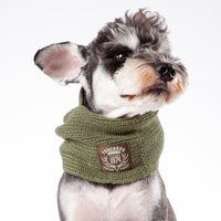 Touchdog Heavy Knitted Designer Fashion Winter Dog Scarf